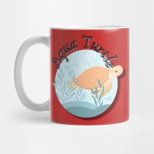 Aqua Turtle Mug